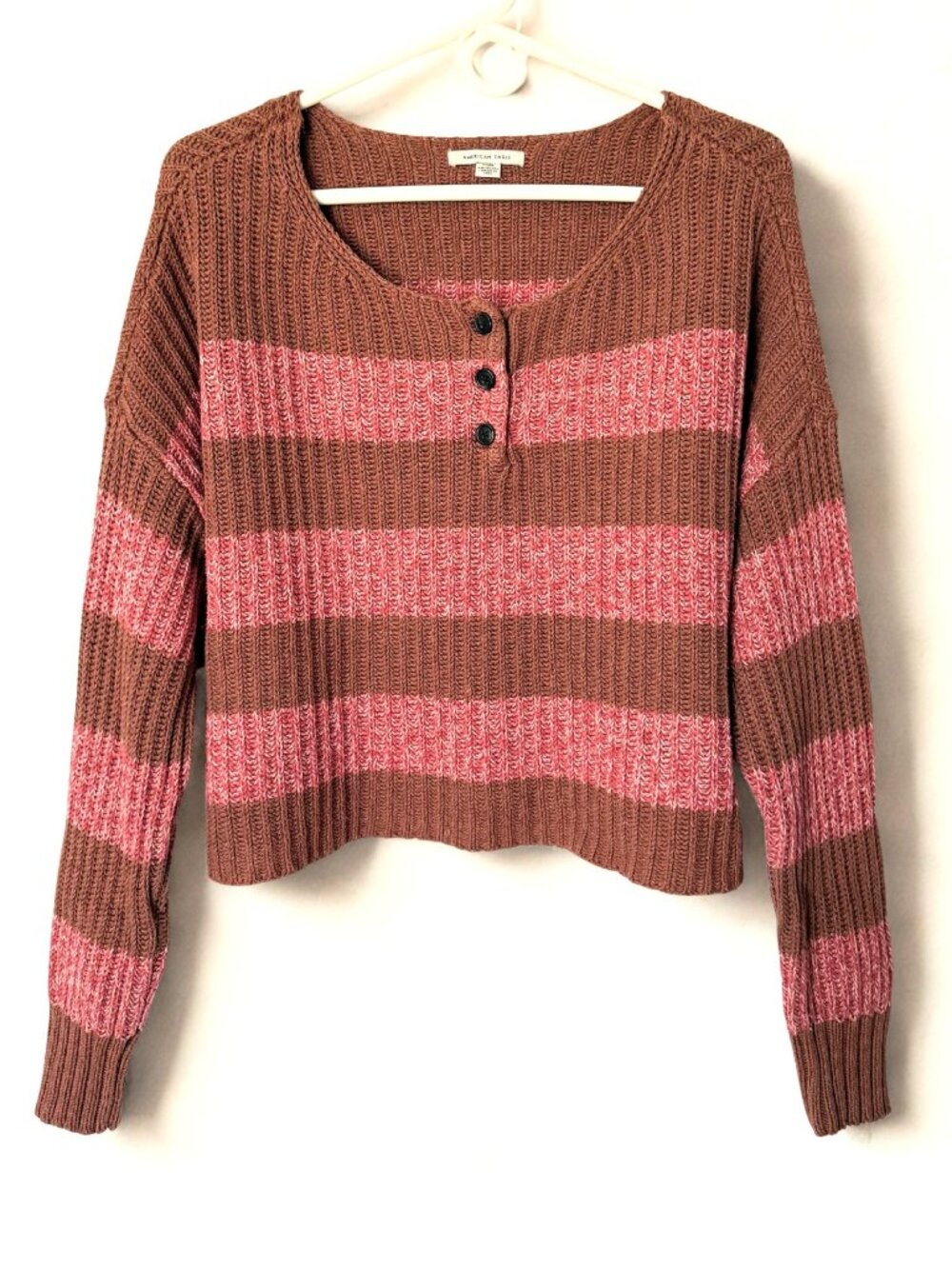 American Eagle Chunky Cropped Sweater